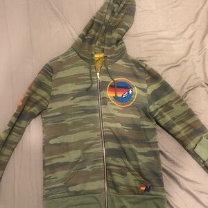 Aviator Nation HOODIE - CAMO (Large)